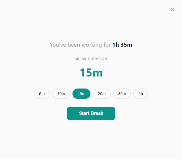 Take break picker